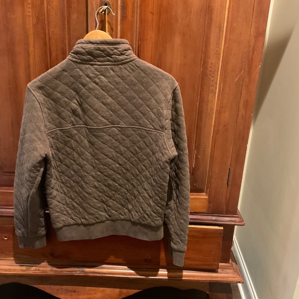 Patagonia Men’s Organic Cotton Quilt Snap- T Pullover , Color Brown, Size XXS - Picture 5 of 7